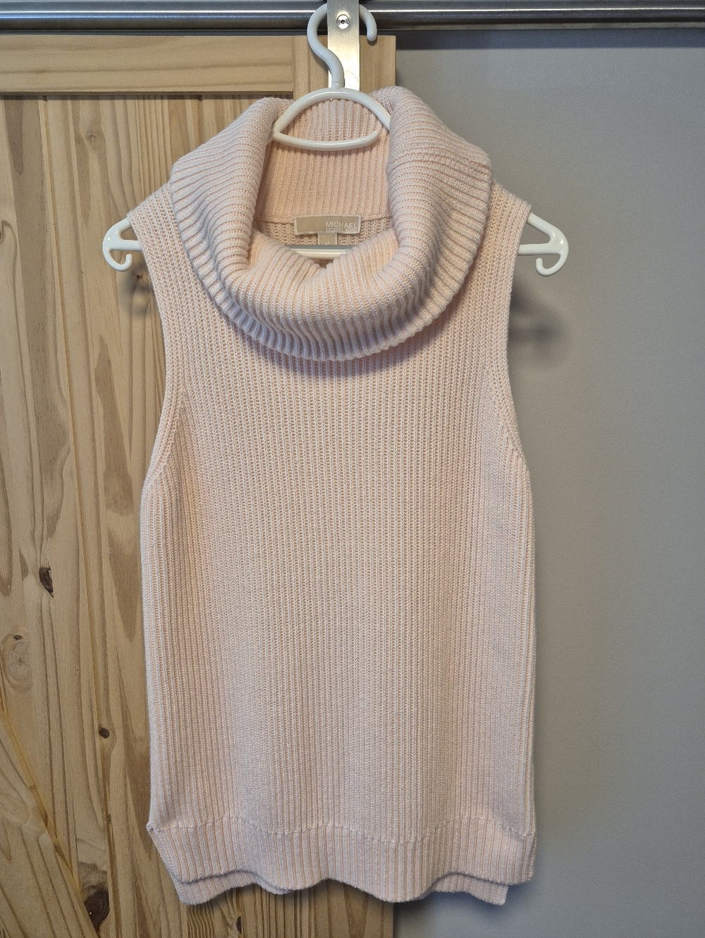 NWOT MK Cowl Neck Luxurious Knit Vest